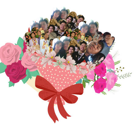 Here's a bouquet of flowers for you my sweet baby boy